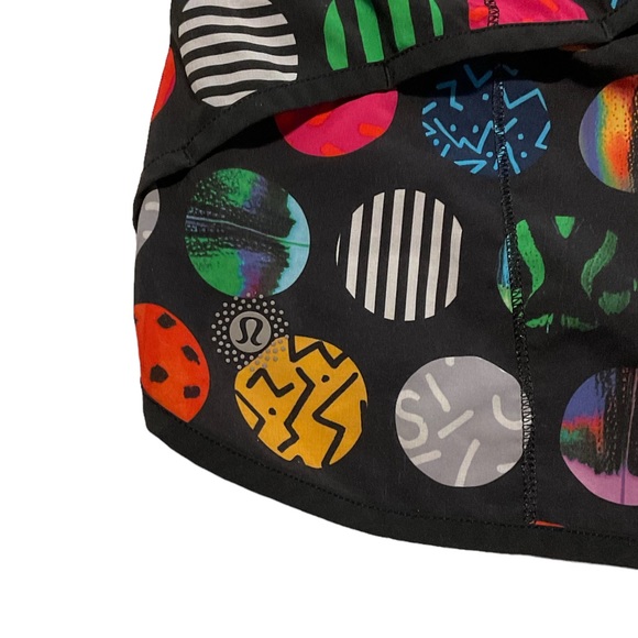 Lululemon Seawheeze 2015 Circle Pills Speed Shorts Womens Sz 4 - Picture 6 of 6